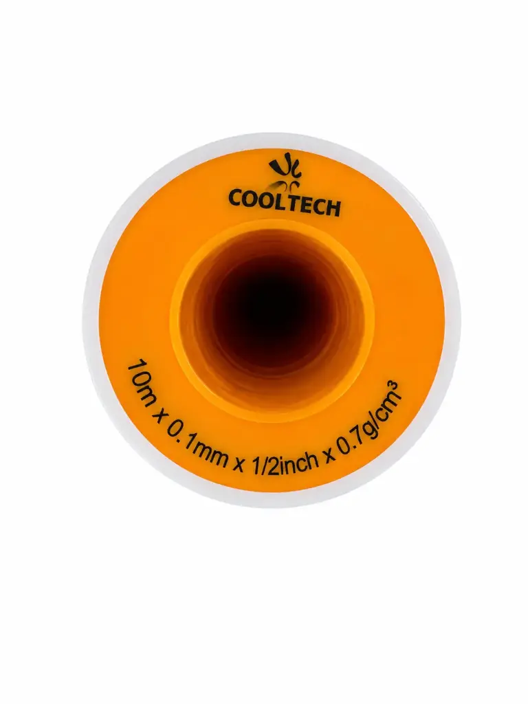 Teflon Cooltech Densidad Alta 0.10 Mm x 1/2´x 10 Mts x 0.7g/Cm3