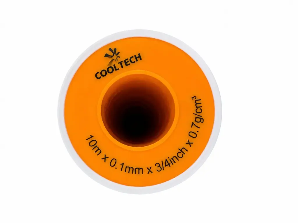 Teflon Cooltech Densidad Alta 0,10 Mm x 3/4´x 10 mts x 0.7g/Cm3