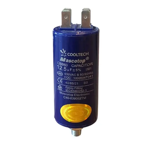 Capacitor Cooltech 12.5 Con Tornillo 440V