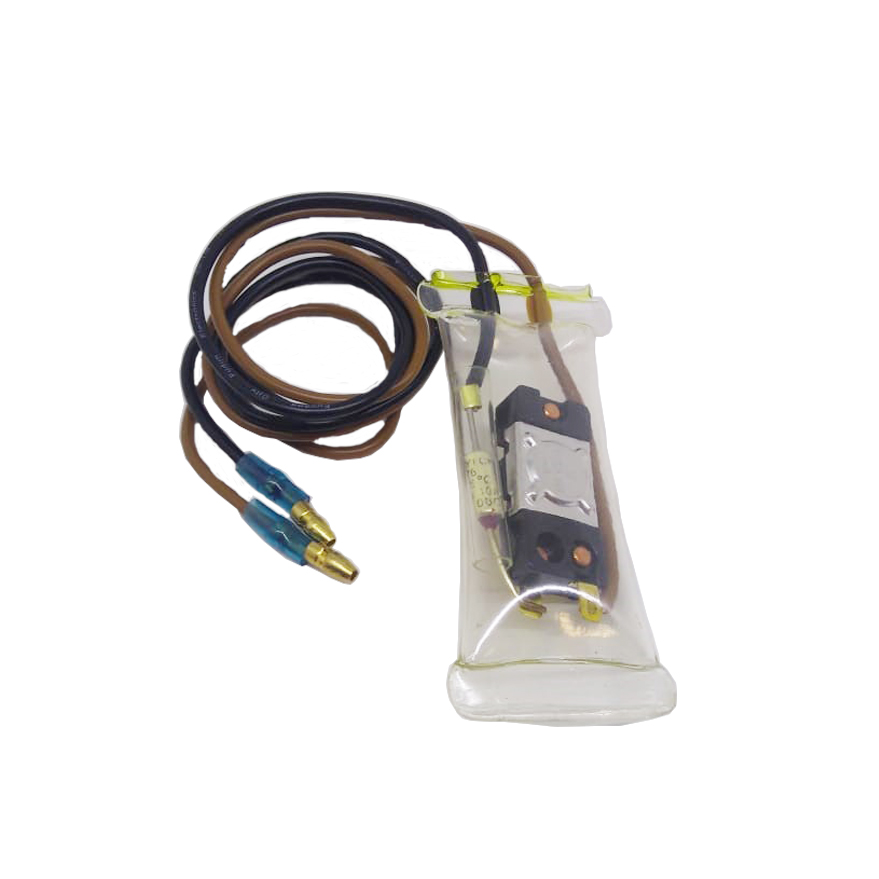 Bimetal encapsulado para heladera No Frost. Con fusible.