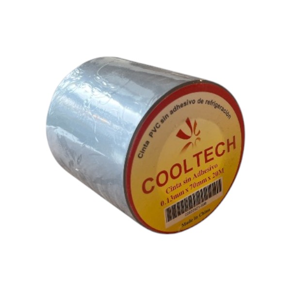 Cinta PVC Cooltech Sin Adhesivo Gris x 20 Mts 