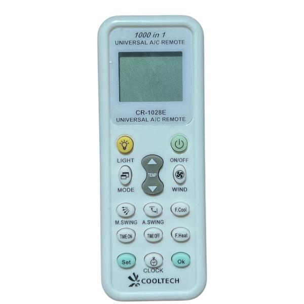 Control Remoto Cooltech  Universal Aire Acondicionado 1000 En 1