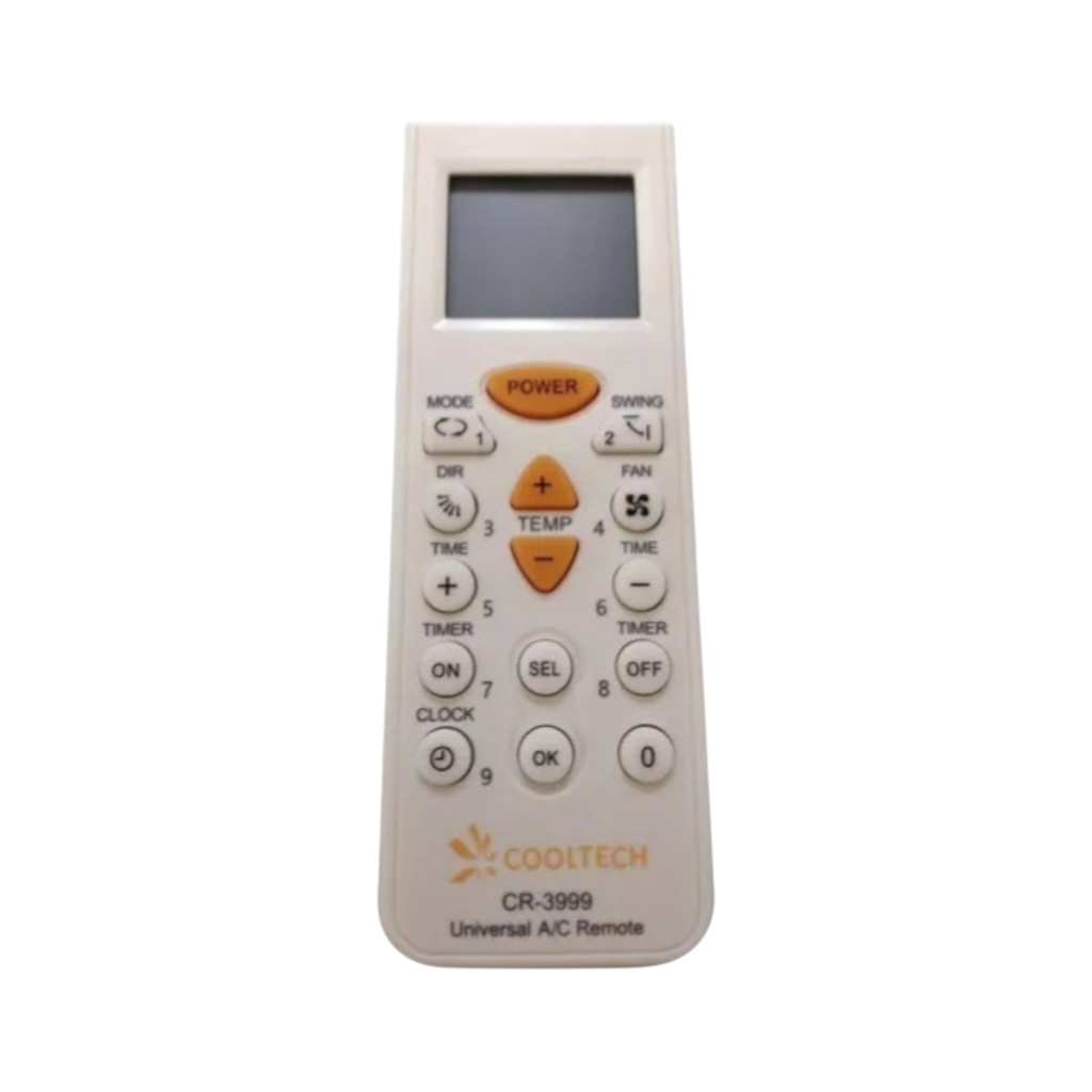 Control Remoto Universal Aire Acond. 1000 En 1 Cooltech