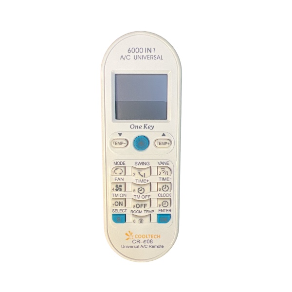 Control Remoto Universal Aire Acond. 6000 En 1 Cooltech