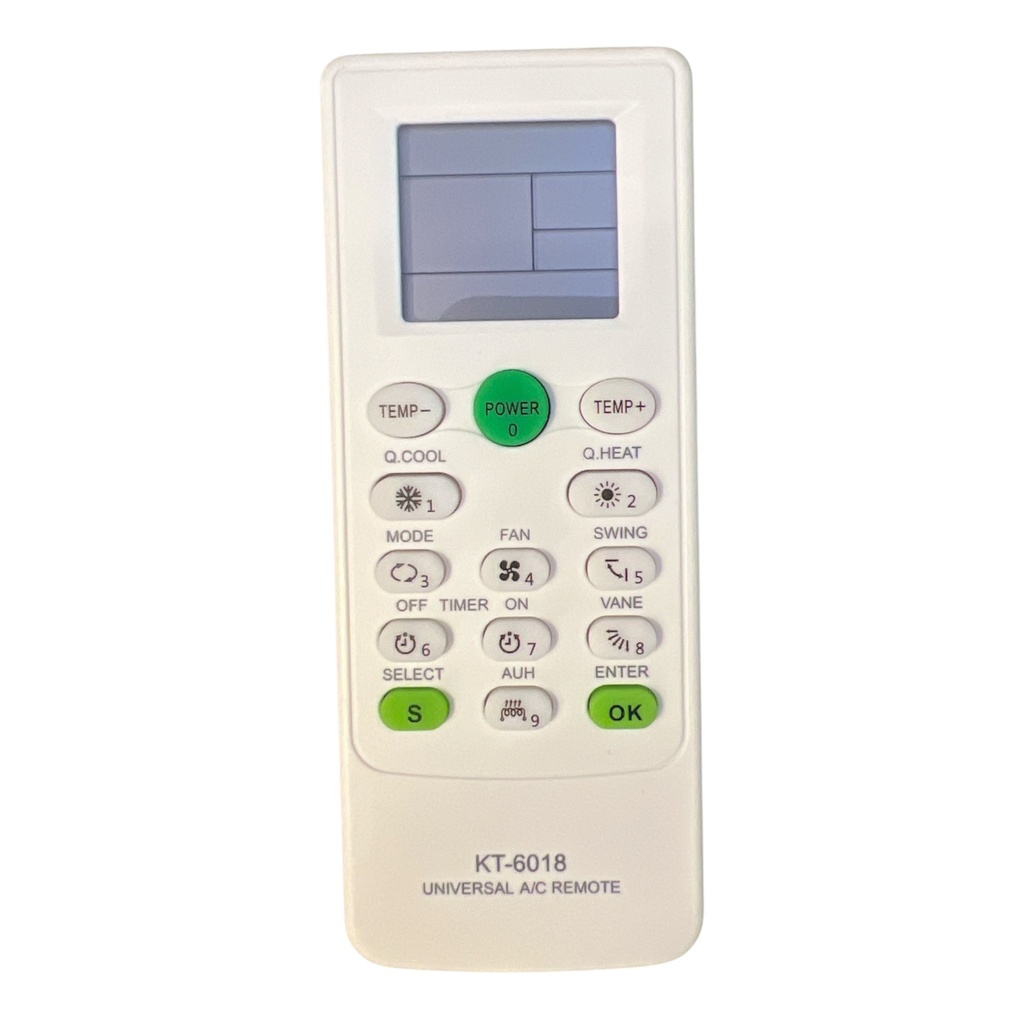 Control Remoto Universal Aire Acond. 6000 En 1 Cooltech