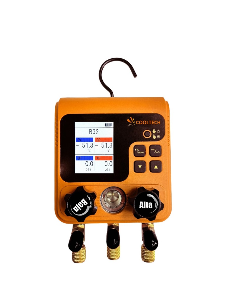 Manifold Digital Cooltech 92 Tipos De Refrigerantes