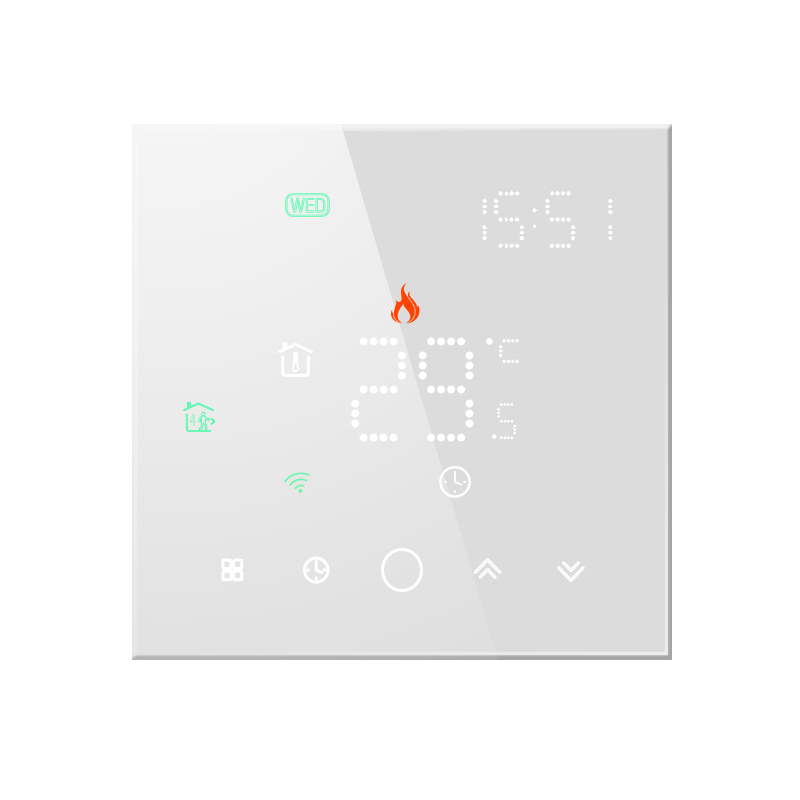 Termostato Cooltech Inteligente Con Calefaccion 16A Y Sensor