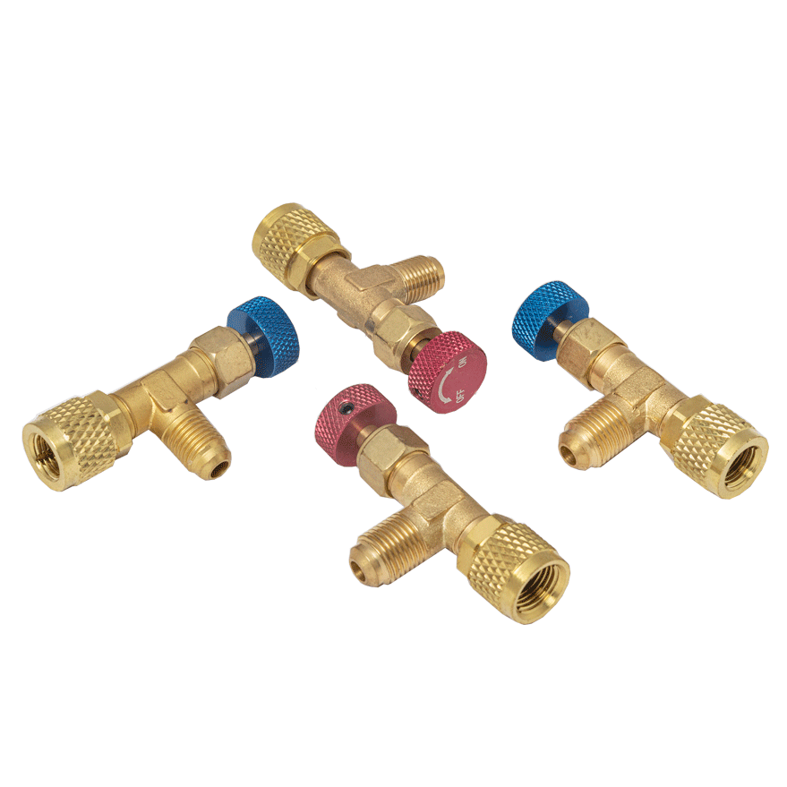 Valvula Bola Cooltech 5/16 fm x 1/4 fh Con Retencion