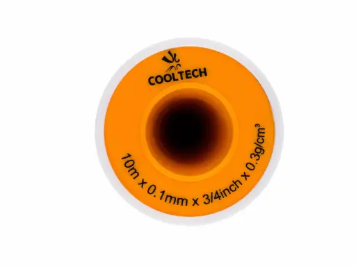 [TFL-DM34] Teflon Coolech Densidad Media 0,10 Mm x 3/4´x 10 Mts x 0.3g/Cm3