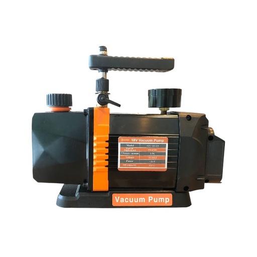 [BV1-18V-3.5] Bomba De Vacio Una Etapa 99 L/Min 3.5CFM (1/3 Hp) Inalámbrica Cooltech