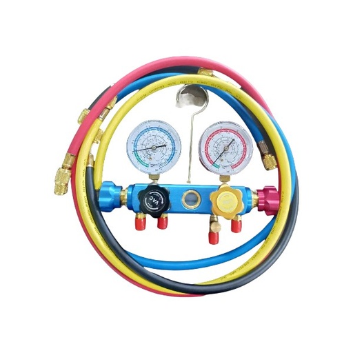[GGT-R600] Manifold R600 Aluminio Con Manguera