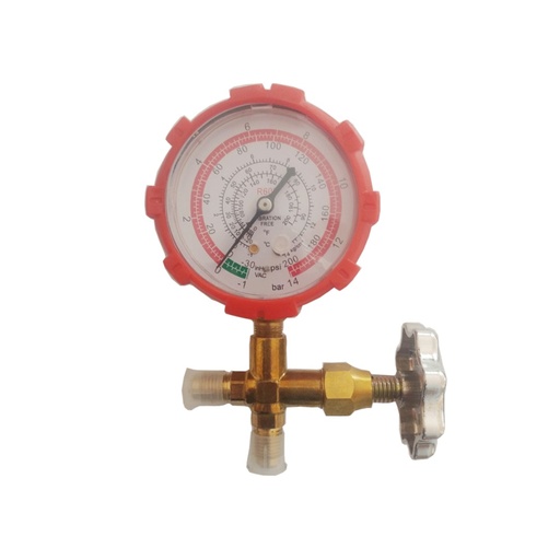 [GGT-466-R600C-H] Manometro R600 Alta Bronce Cooltech