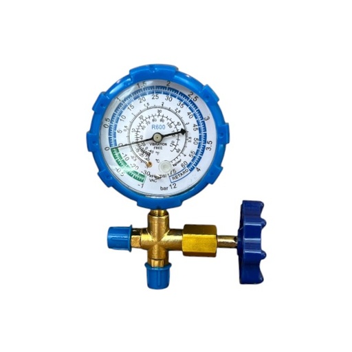 [GGT-466-R600C-L] Manometro R600 Baja Bronce Cooltech