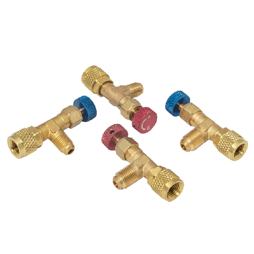 [GGT-VA] Valvula Bola Cooltech 1/4 fm x 1/4 fh Con Retencion